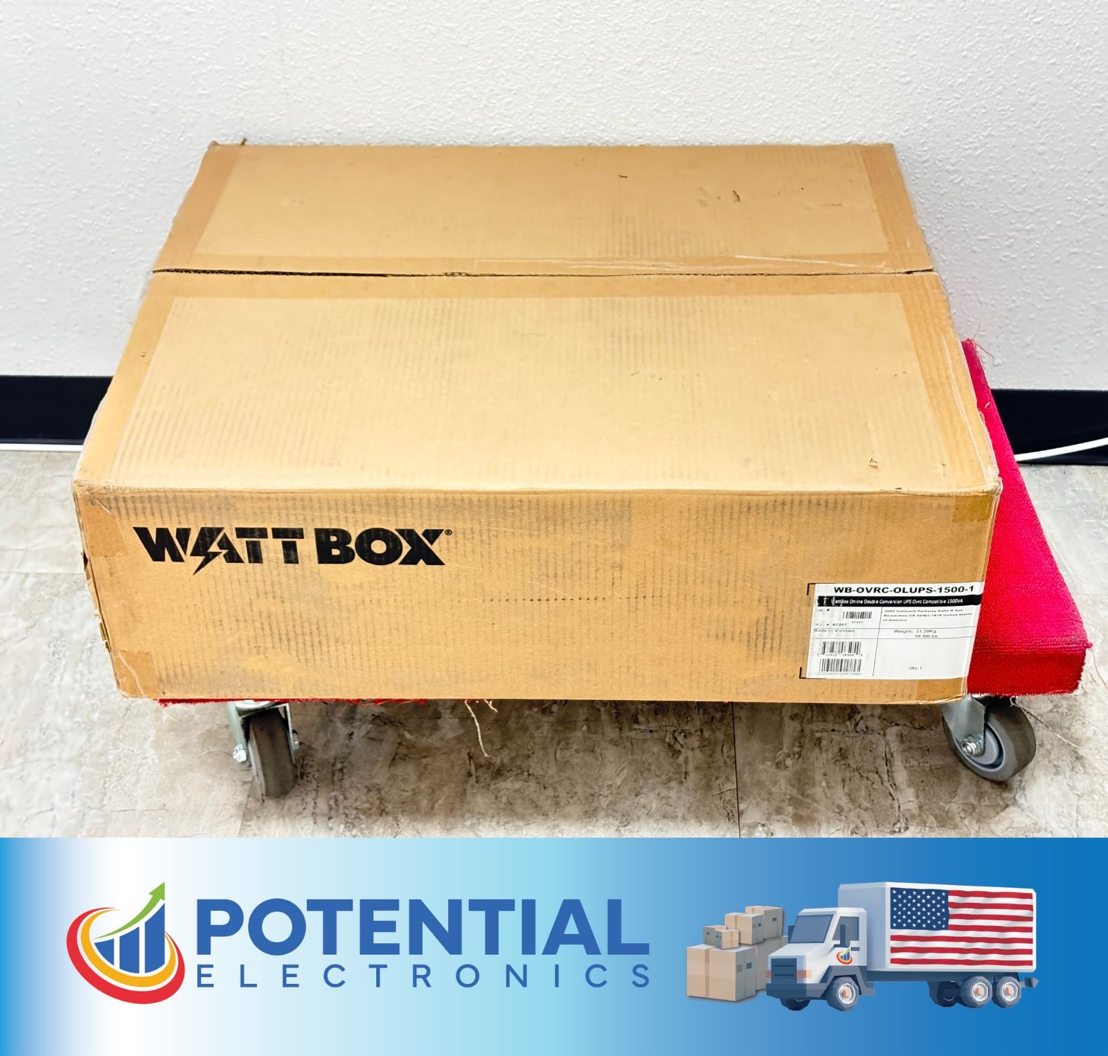 Minimal Use| Wattbox WB-OVRC-UPS-1500-1 Rackmount UPS 1500VA 120V Battery Backup