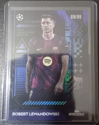 Topps Knockout 25/26 Robert Lewandowski 69/99 Karte