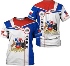 Personalized Name Chile Shirts for Men and Women, Chile Chilean Flag Pride Gift