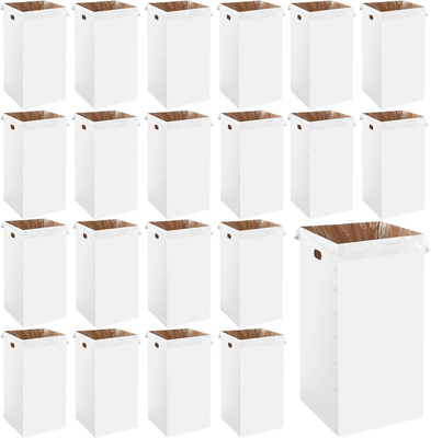 #ad #ad 50 Gallon Disposable Cardboard Trash Cans with 50 Bags for Events 20 Pcs $308.99