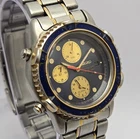 Seiko Chronograph Sports 7T32-6B9B Quartz Vintage Men's Watch Japan