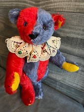 Steiff Harlequin Teddy Bear 003530 Beautiful Condition