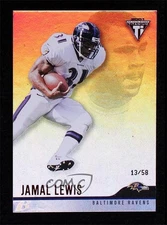 2001 Pacific Private Stock Titanium Red 13/58 Jamal Lewis #14 0c6
