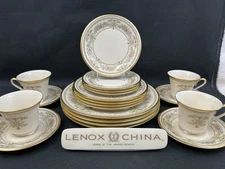 Lenox Castle Garden ~(Set of 4)~5 Pc Place Setting~1st Quality~20 Piece~USA