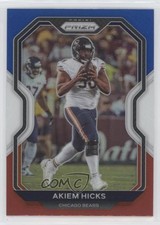 2020 Panini Prizm Red White & Blue Prizm Akiem Hicks #190 06tf