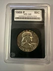1959 Franklin Half Dollar NG  MS65