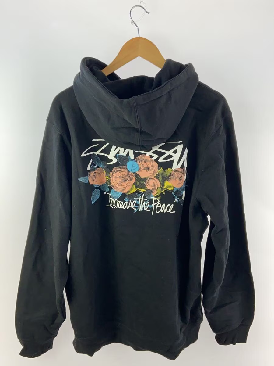 STUSSY BASIC STUSSY HOODIE Hoodie, Size L, Cotton, Black, Z4000SAS20 thumbnail 2