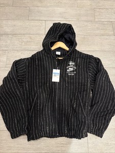 NIKE✖️stussyウールジャケット　Lサイズ Nike x Stussy Striped Wool Jacket Black Men's - SS23 - US