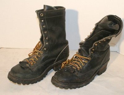 Hathorn Logger Work Boots 7.5D Mens