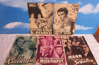 NEUES FILM PROGRAMM WIEN NFP 5 Kino Programme Zeit: ca. 1954 1962