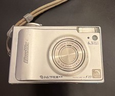 Fujifilm FinePix F10 6.3MP Digital Camera Silver UNTESTED With Battery