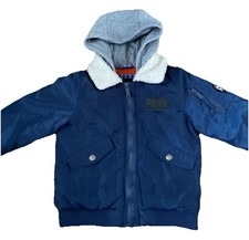 Ben Sherman Original Puffer Fleece Hooded Full Zip Jacket Toddler Size 3T