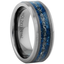 Holzkern Men's Ring Sumo Meteorite/Lapis Lazuli Sumo-Meteorite-Lapis-Lazuli