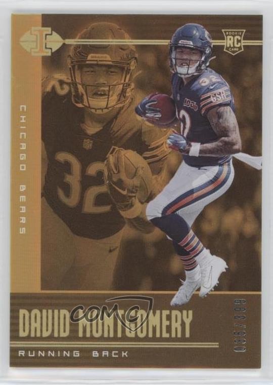 David Montgomery Panini Illusions #91 Gold