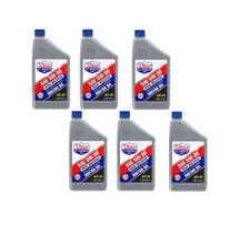 Lucas Oil 11266 Synthetic Blend SAE 5W-30 High Mileage API SP Motor Oil - 6 Pack