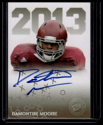 2013 Press Pass Damontre Moore #PPS-DM2 Autographs Gold 60/199