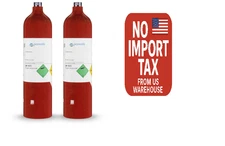 O2Ready Prefilled Oxygen Tanks – 2 Pack Portable O2 Cylinders No Regulator