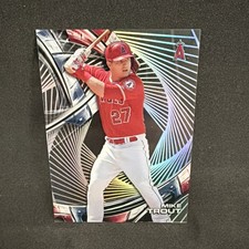 2016 Topps High Tek - Mike Trout #HT-MT Pattern 1 Spiral Vortex/Maze Grid