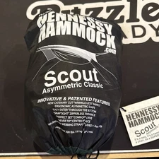 Hennessy Hammock Scout Camping Hammock Asymmetrical Zip