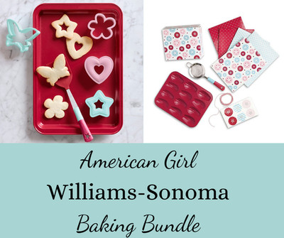 AMERICAN GIRL WILLIAMS SONOMA BAKING SET MADELEINE SET **NIB**