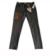 Democracy Ab Solution Booty Lift Ankle Length Jeans Green Womens Size 2