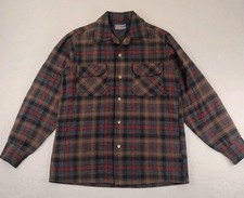 VTG 60s Pendelton Board Shirt Mens Small Brow...