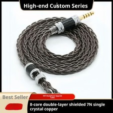 8-Strand monocrystalline copper 7N OCC IEM CABLE MMCX 078 QDCTFZ 4.4/2.5/3.5