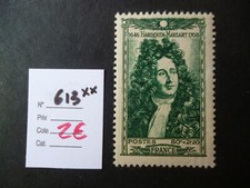 1361  TP FRANCE NEUF 1944 N° 613 ** Cote 2,00 €