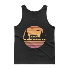 Funny Camping Design Vintage Camper Tank Top