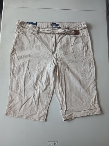 Bandolino Riley Relaxed Fit Bermuda Shorts Size 14
