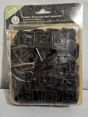 20 Piece Nuvo Iron Surface Mount Stair Railing Adapters for 3/4'' Balusters
