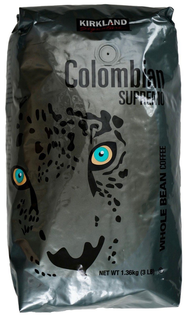 Kirkland Signature Whole Bean Coffee: Colombian Supremo, Rwandan