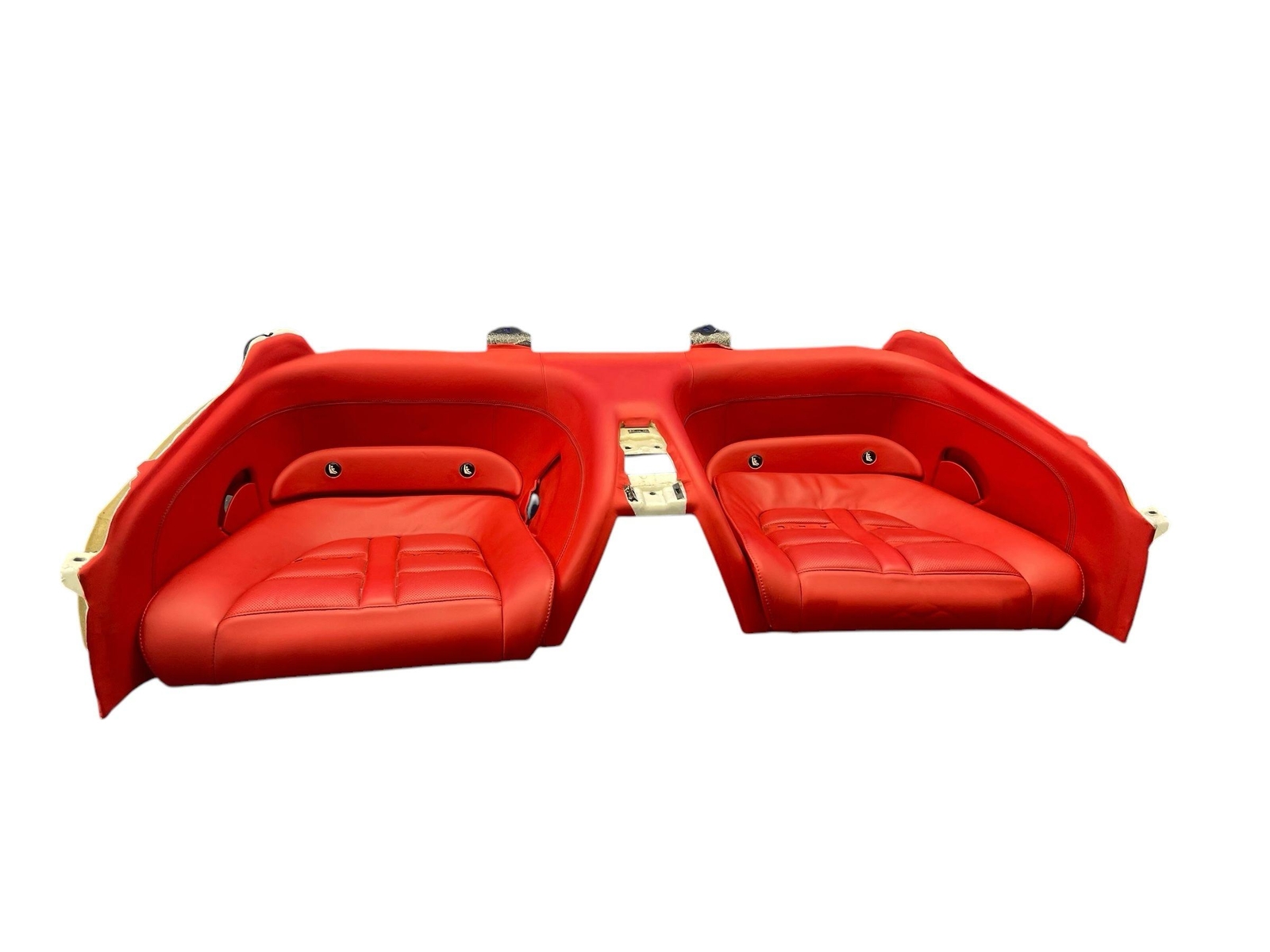 2015-2018 FERRARI CALIFORNIA T REAR LOWER SEAT CUSHION ASSEMBLY SET OF 3 LEATHER