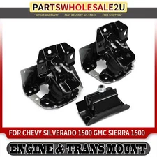 3x Engine Motor & Transmission Mounts for Chevy Silverado 1500 GMC Sierra 1500