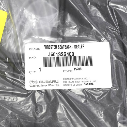 OEM 20142018 Subaru Forester Rear Back Seat Cover Protector NEW