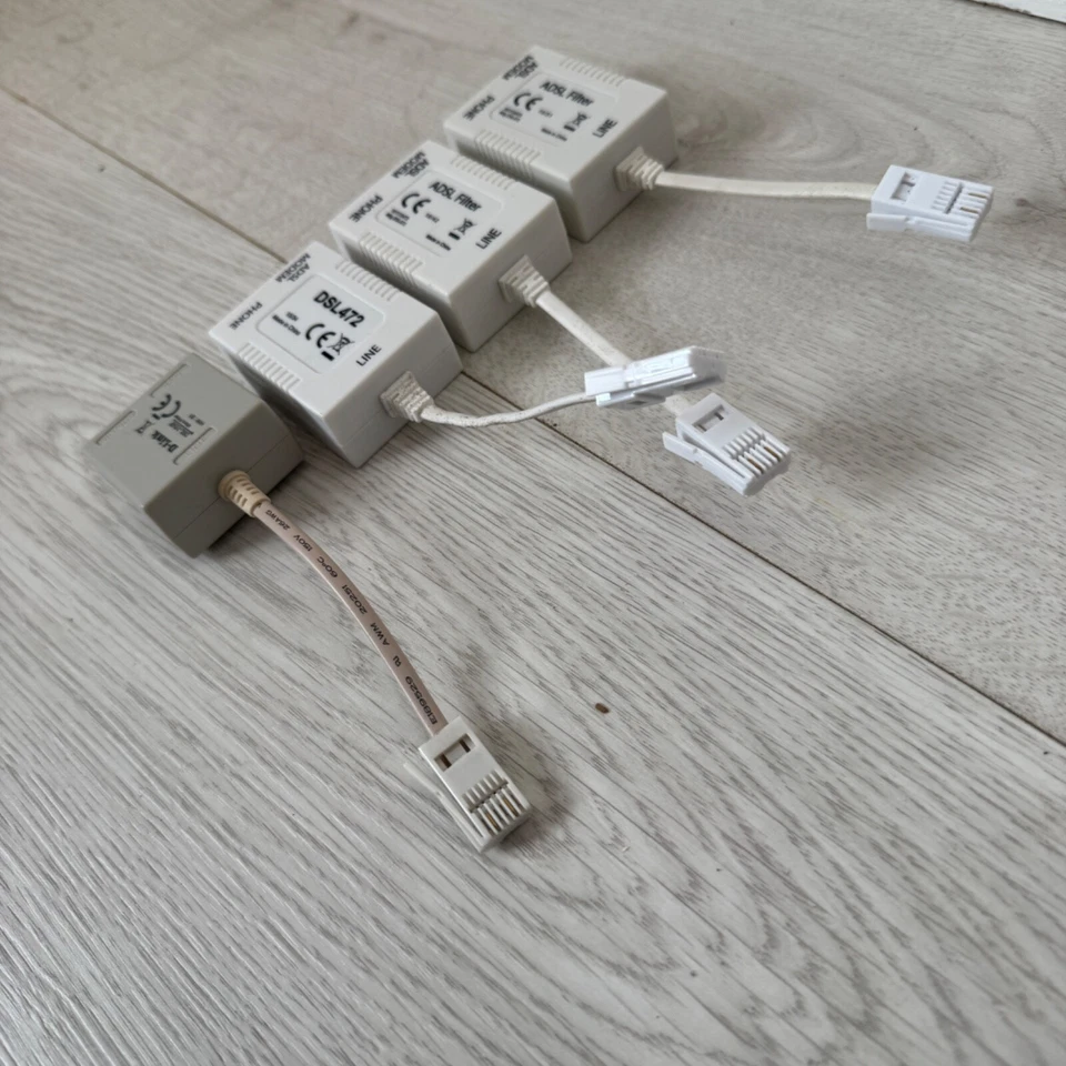 4 x Original ADSL Broadband Microfilter - Image 4 of 4