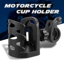 Black Motorcycle Handlebar Mount Drink Holder Motorbike Water Bottle Cup Stand