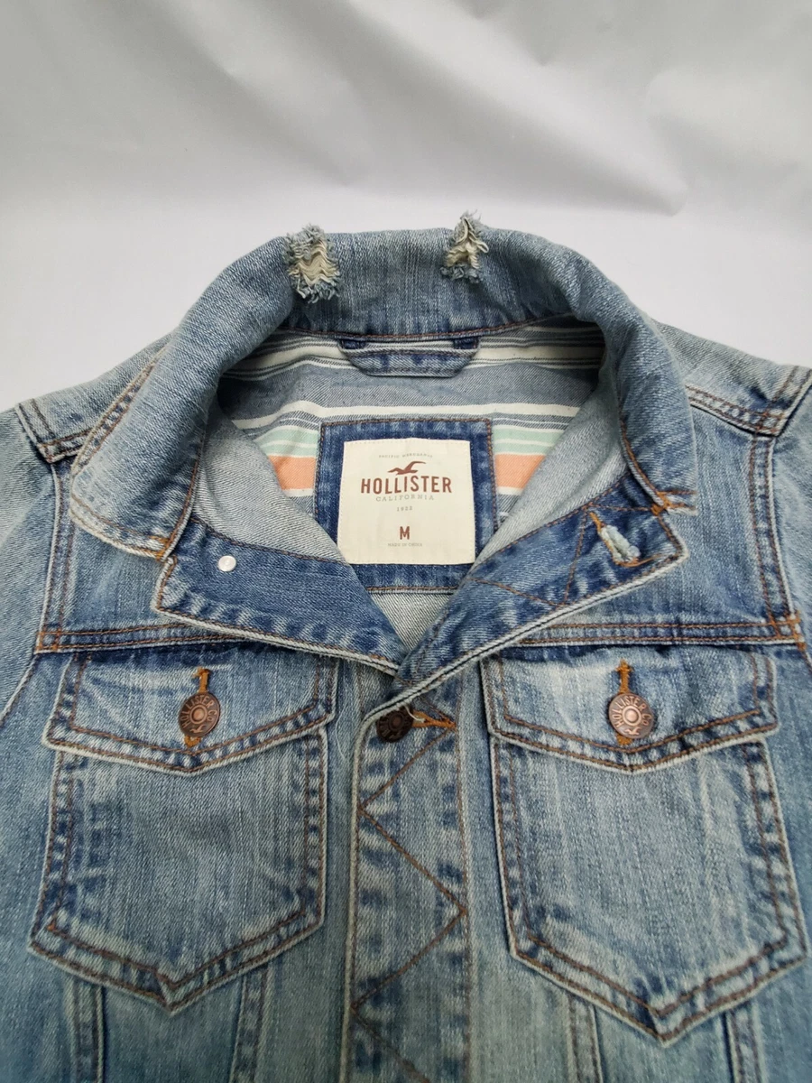 Hollister jean sale jacket womens
