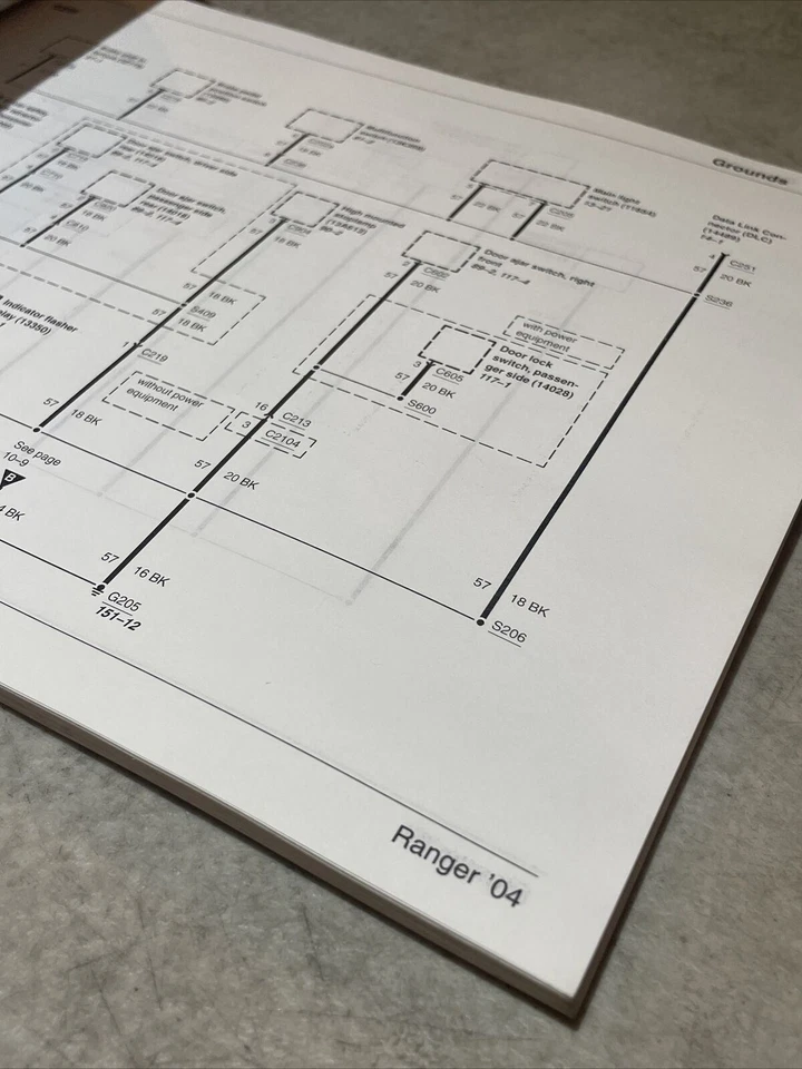 2004 Ford Ranger Electrical Wiring Diagram Manual - Image 3 of 3