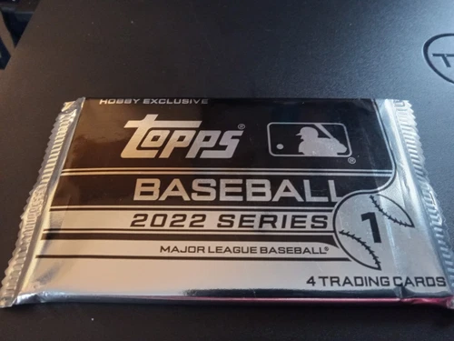 2022 Topps Series 1 UNOPENED Hobby Box Topper Chrome Pack