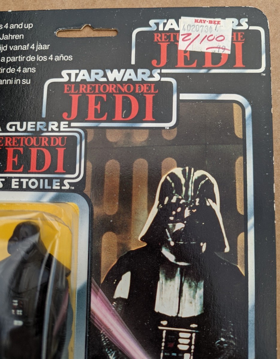 コレクション STAR WARS ROTJ Vader Tri-Logo 70B MOC 1983 Vintage Palitoy Star Wars Darth Vader Tri-Logo figure