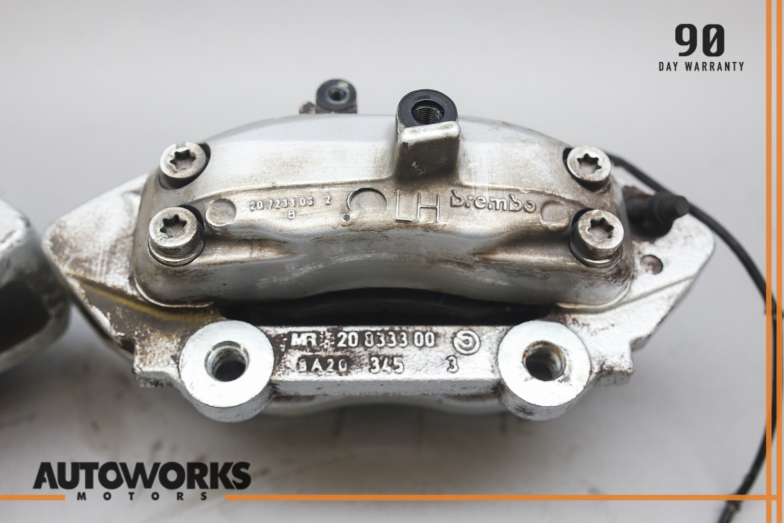 05-08 Maserati Quattroporte M139 Front Right & Left Brake Caliper Brembo Set OEM