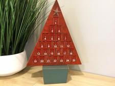 Countdown to Christmas 25 Day Christmas Tree Wooden Advent Calendar