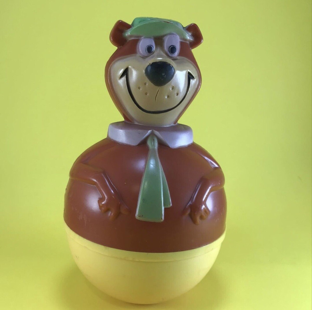 VINTAGE 1970's 1979 HANNA BARBERRA YOGI BEAR FIGURE ROLY POLY