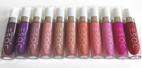 DOSE OF COLORS LIP GLOSS LIPGLOSS STAY GLOSSY ON REPEAT WARM MID TONE NUDE NEW ! - Image 4 of 4