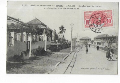 Senegal Dakar Boulevard National And Quartier Des Madeleines