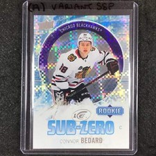 2023-24 UD Ice Hockey CONNOR BEDARD Sub Zero Rookie Variant SSP #70 (A)