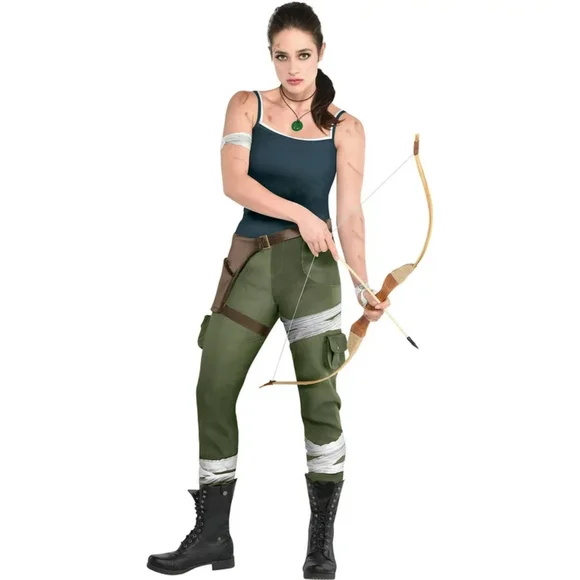 La Croft Tomb Raider Costume Pants