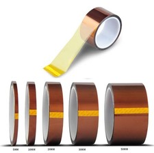 1/5/10/20/30/50mm x33M High Temperature Heat Resistant Insulation Tape Polyimide
