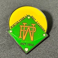 Vintage WINTER PARK LITTLE LEAGUE Lapel Pin Orlando Central Florida LL Baseball